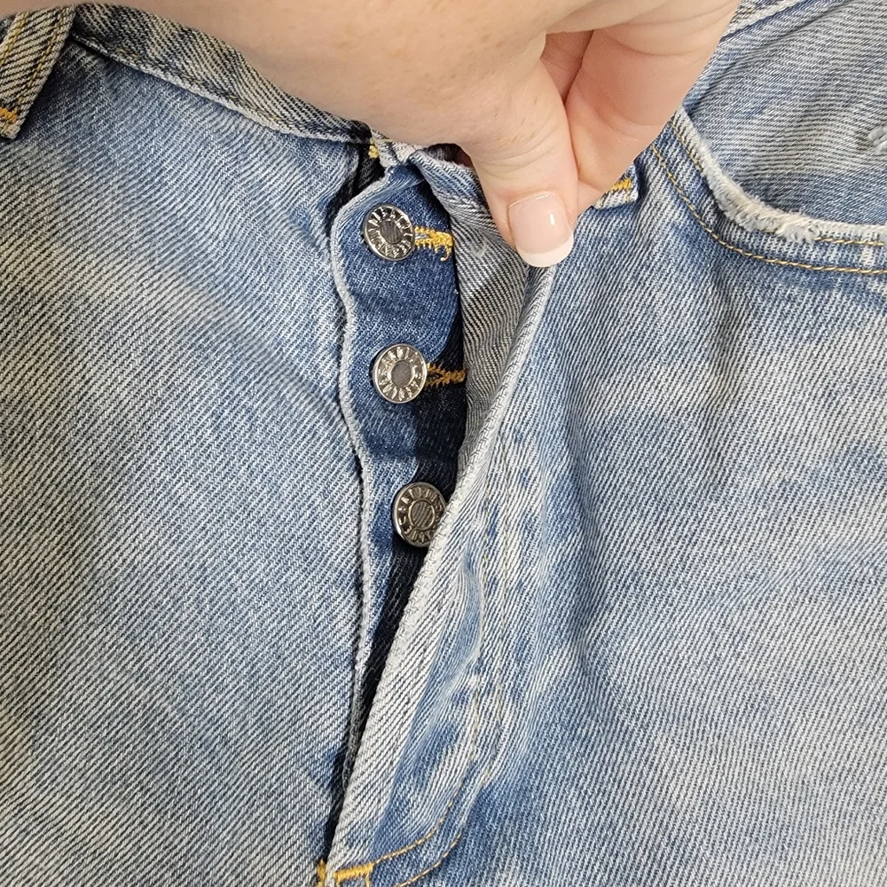 NWT Agolde Parker Short In Swampmeet Wash Size 28 - Picture 6 of 8